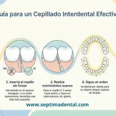 Guía para un cepillado interdental efectivo: cómo usar el cepillo interdental antes o después del cepillado.