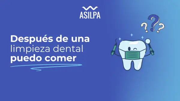 Diente caricaturesco con mascarilla y herramientas dentales, con signos de interrogación.